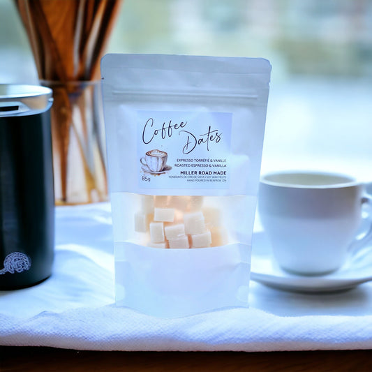 Coffee Dates - soy wax melt cubes
