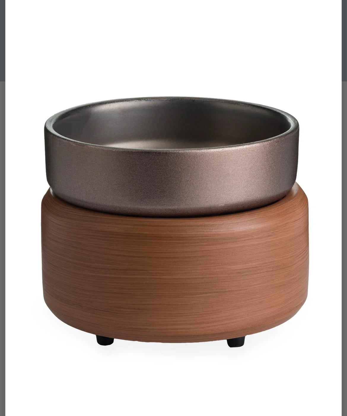Pewter & Walnut Wax Melt Warmer
