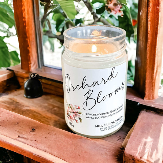 orchard bloom scented candle