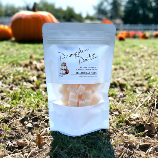 pumpkin and marshmallow scented soy wax melts