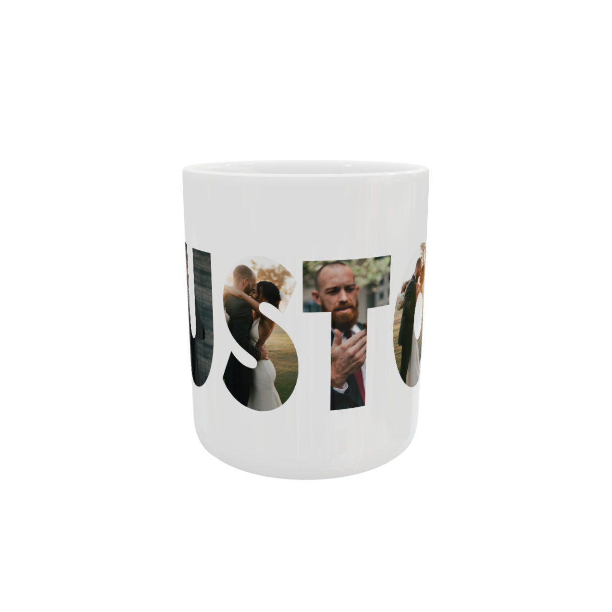 Custom Text Photo Mug