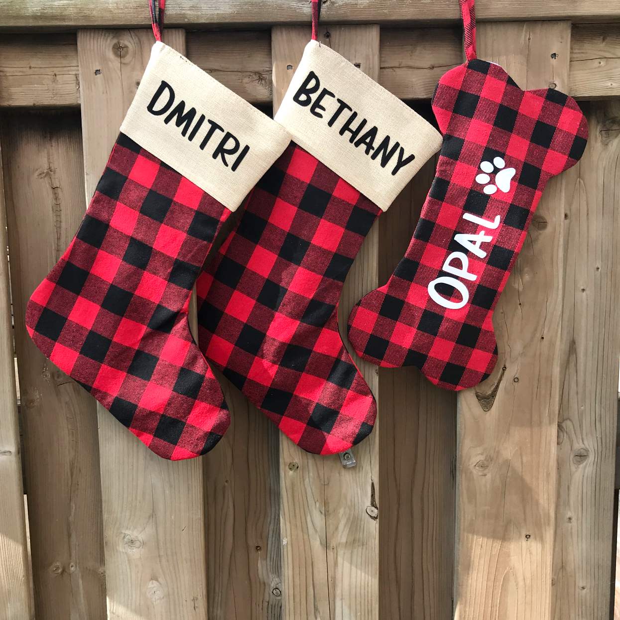 Buffalo Plaid Stockings