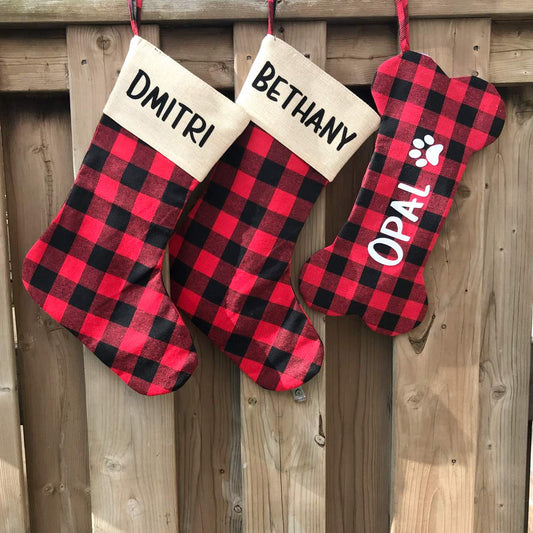 Buffalo Plaid Stockings