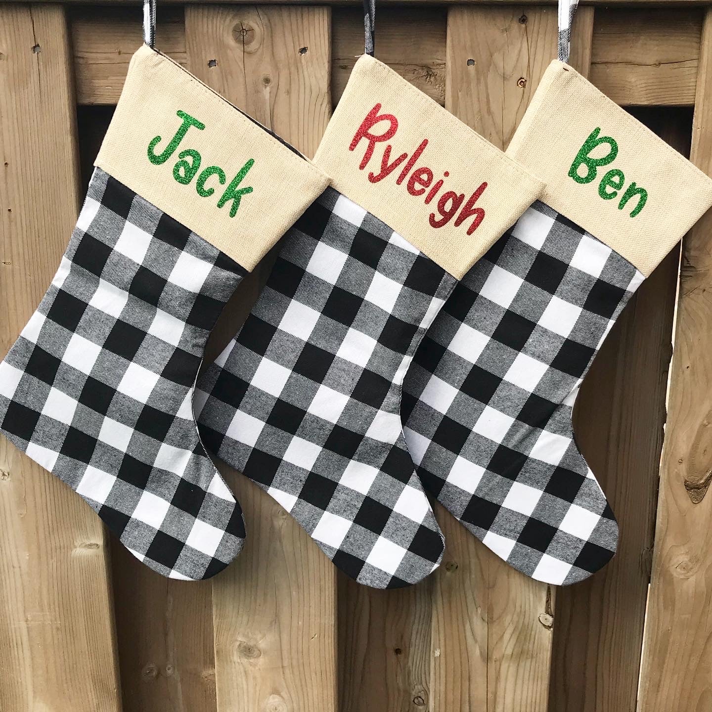 Buffalo Plaid Stockings