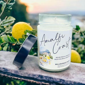 Amalfi Coast - limoncello scented soy candle