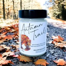 Load image into Gallery viewer, Autumn Trails candle - crisp air, pine &amp; moss 
