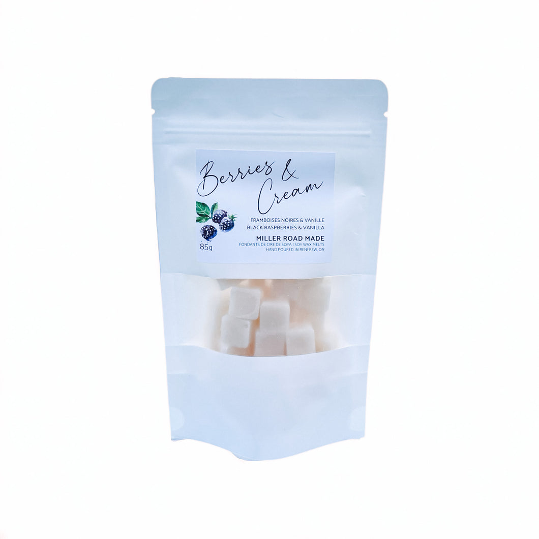 Berries & Cream wax melt cubes