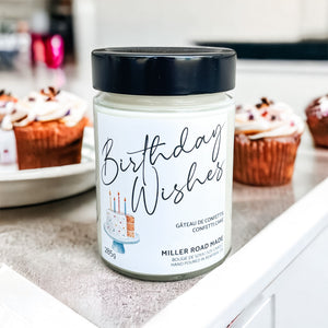 birthday cake scented candle