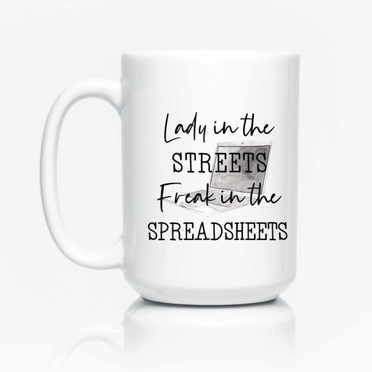 CLEARANCE Mugs - Freak in the Spreadsheets