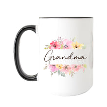 Load image into Gallery viewer, Grandma floral mug
