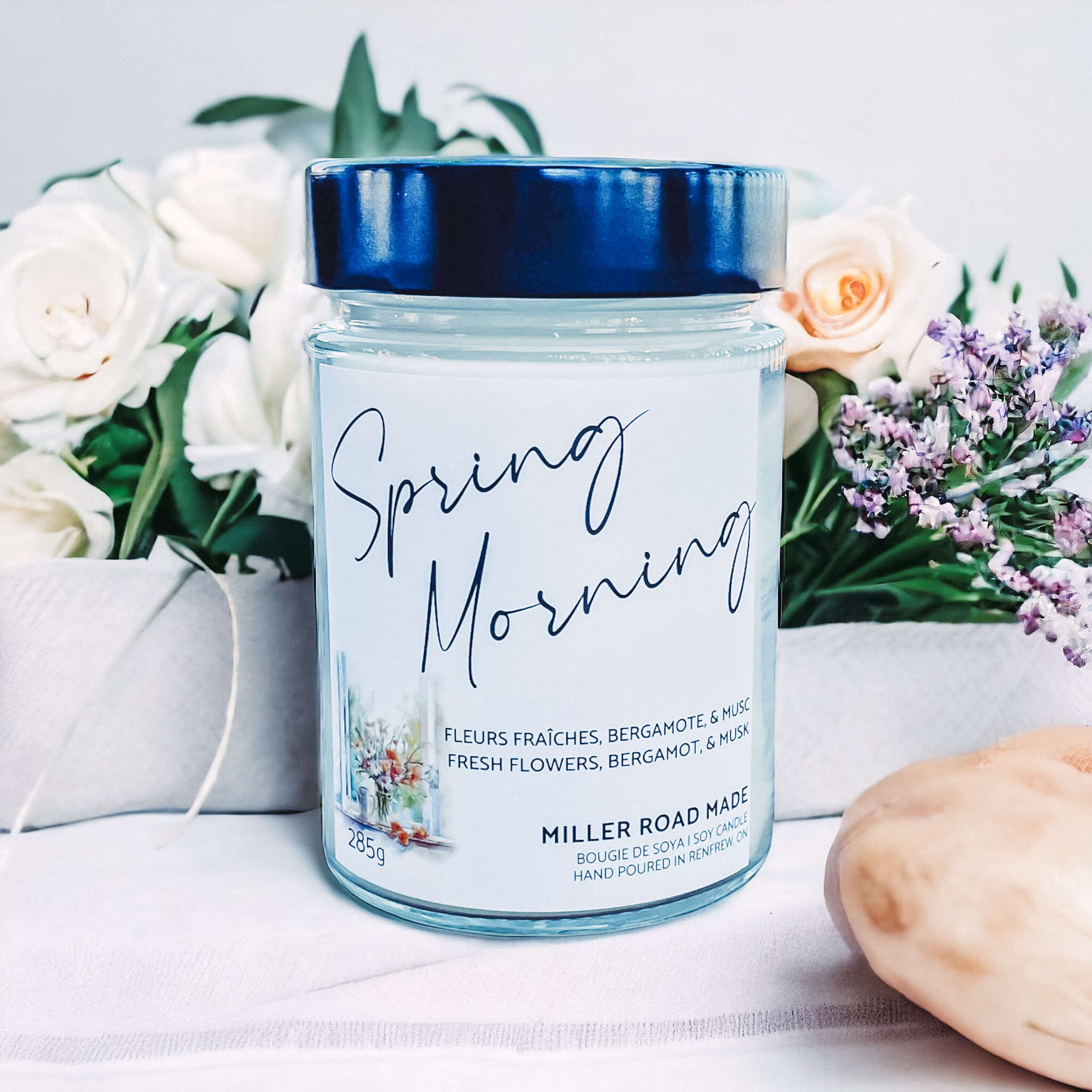 scented soy candle