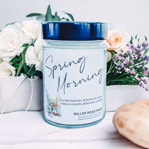 Spring Morning - Light floral and musk candle