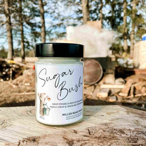 Sugar Bush Spring Candle - Maple Syrup & Crackling Firewood scent