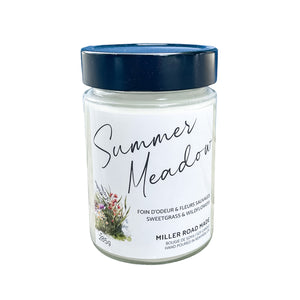 Summer Meadow soy candle - sweetgrass & wildflowers scent