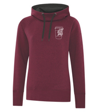 Load image into Gallery viewer, Floral Coffee Mug - Women&#39;s Hooded Sweatshirt in Cardinal
