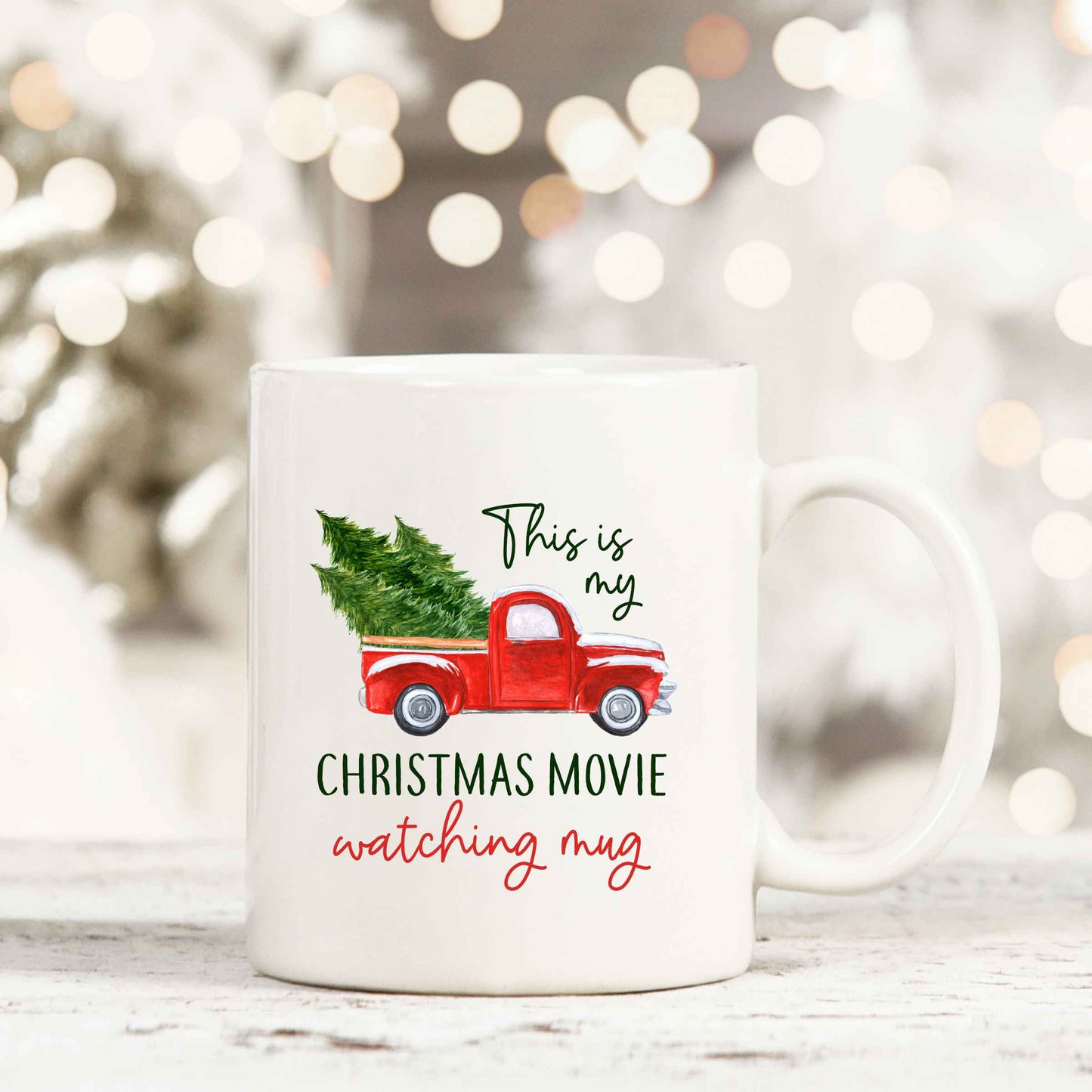 This is my Christmas movie watching mug