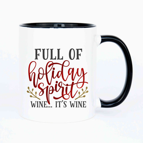 Full of Holiday spirit, wine... it's wine