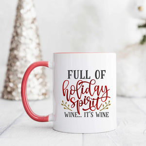 Funny Christmas wine mug