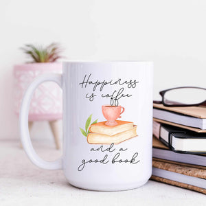 Book lover mug - 15oz white