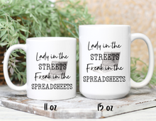 Load image into Gallery viewer, Freak in the Spreadsheets - Ceramic Mug
