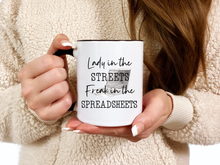 Load image into Gallery viewer, Freak in the Spreadsheets - Ceramic Mug
