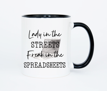 Load image into Gallery viewer, Freak in the Spreadsheets - Ceramic Mug
