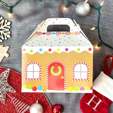 Load image into Gallery viewer, Gingerbread house gift box

