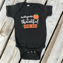 Load image into Gallery viewer, Thankful baby bodysuit
