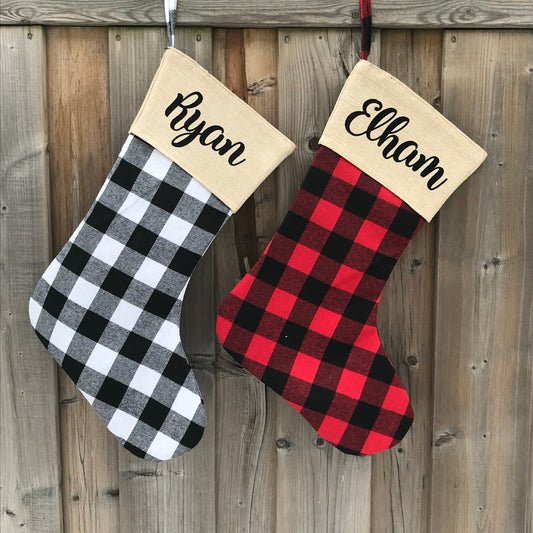 Buffalo Plaid Stockings