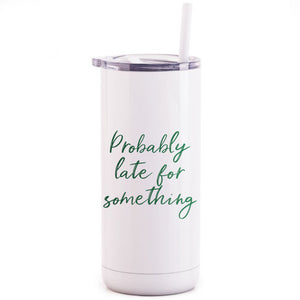 Funny printed tumbler in ombre text