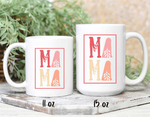 Mama mugs in 2 sizes