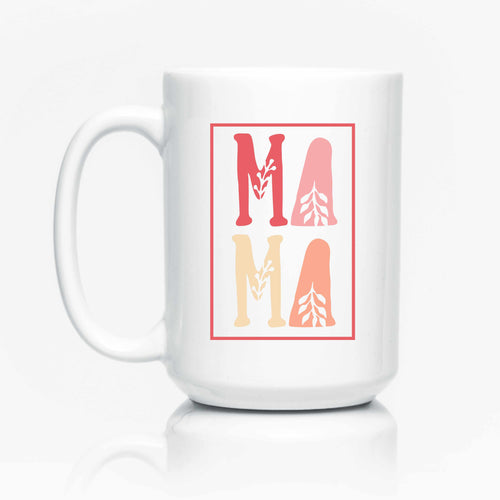 Floral MAMA mug
