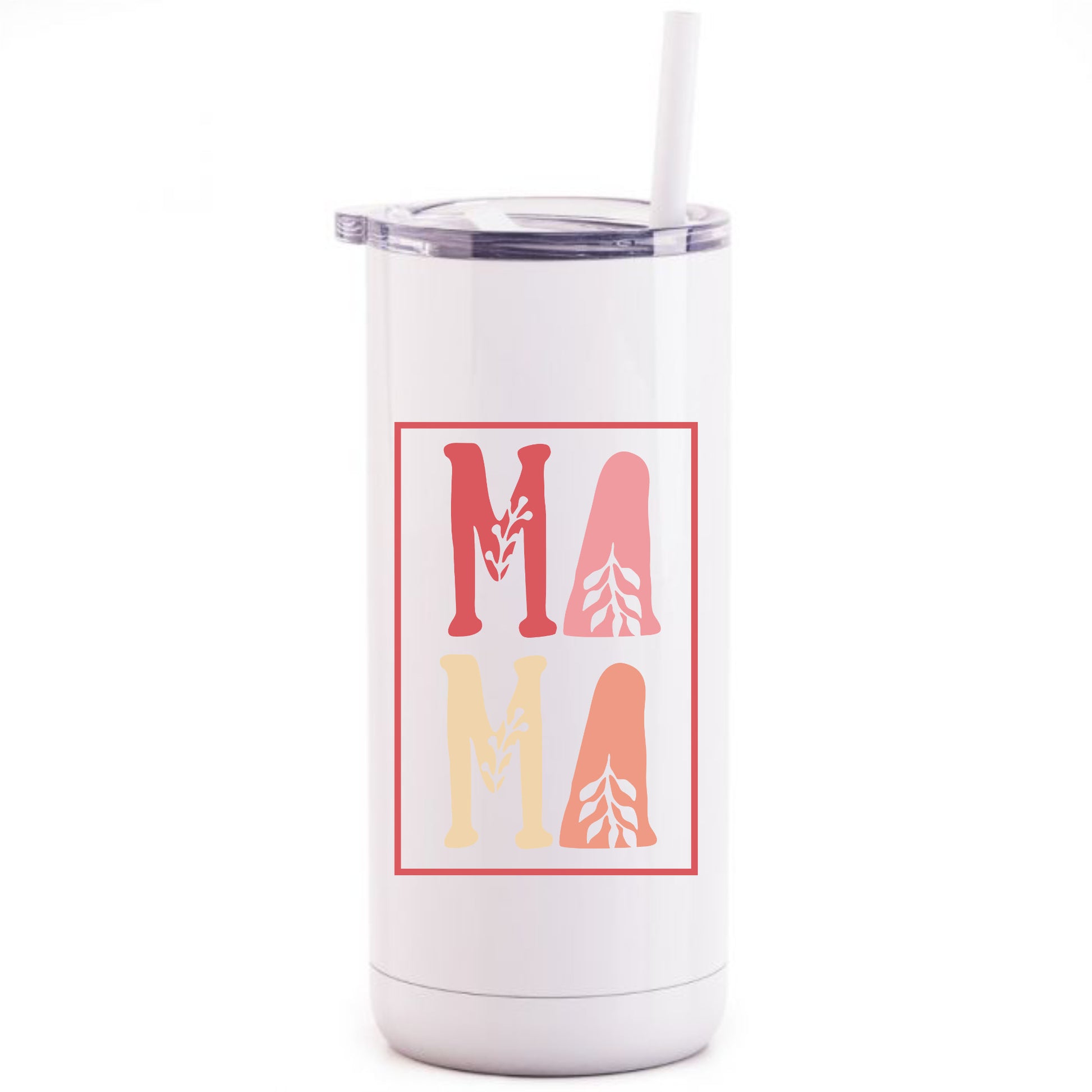 Printed Mom and Me matching tumblers