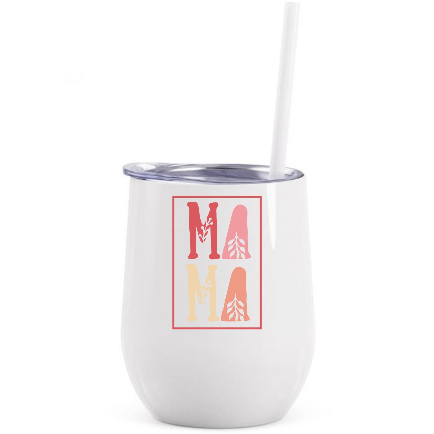 MAMA boho printed wine tumbler