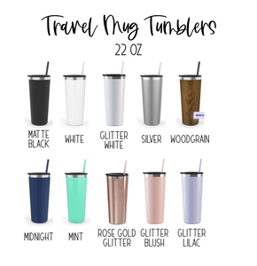 Travel Mug Tumblers