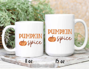 Pumpkin fall mugs
