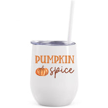 Load image into Gallery viewer, Pumpkin Spice wine tumbler
