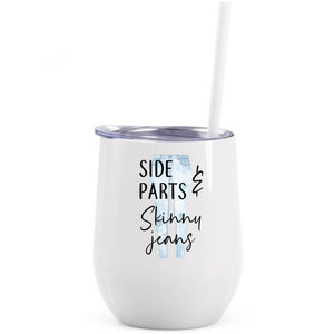 Millennial funny printed wine tumblers