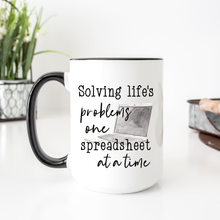 Load image into Gallery viewer, Solving Problems with Spreadsheets - Ceramic Mug

