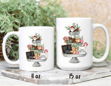 Load image into Gallery viewer, Rustic Christmas mug design in 2 sizes
