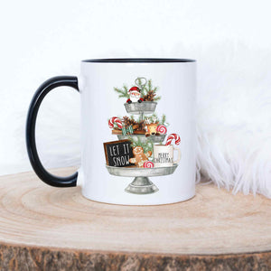 Farmhouse tray Christmas mug
