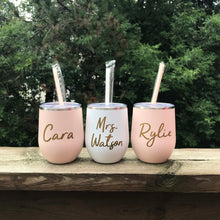 Load image into Gallery viewer, bride and bridesmaids blush tumblers
